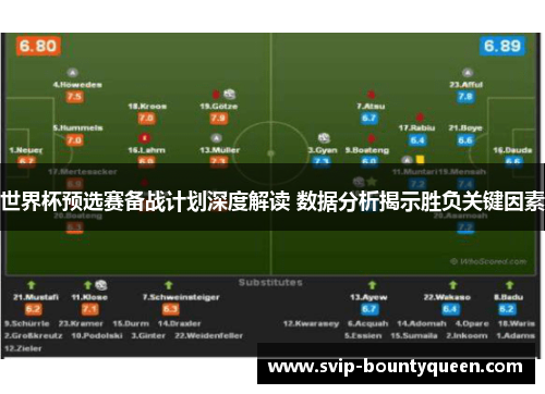 世界杯预选赛备战计划深度解读 数据分析揭示胜负关键因素